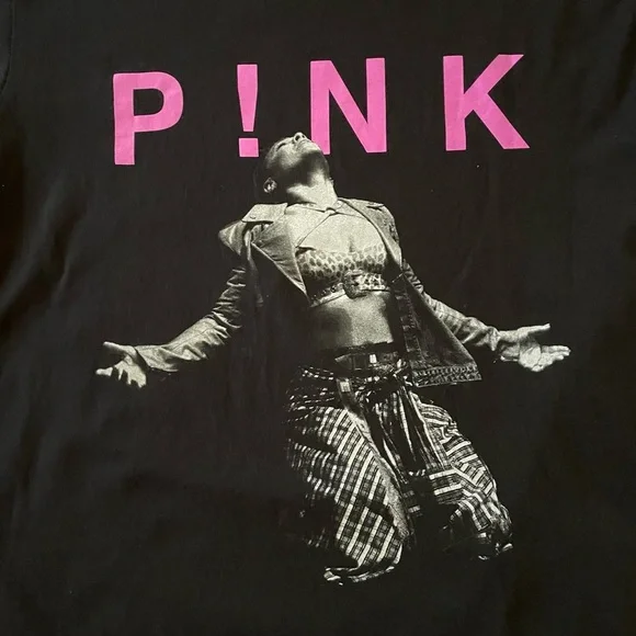 Pink Trustfall Tour Graphic Tee - Size M - Picture 4 of 8